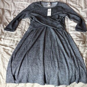 Amadi Elegant Gray Women's Dress